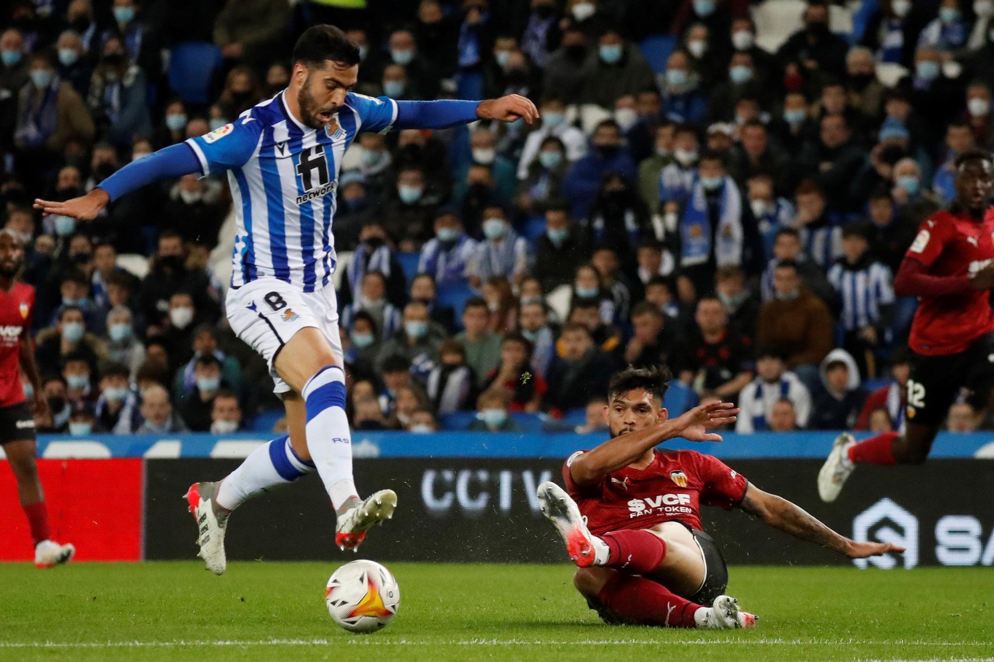 Las imágenes del Real Sociedad - Valencia CF