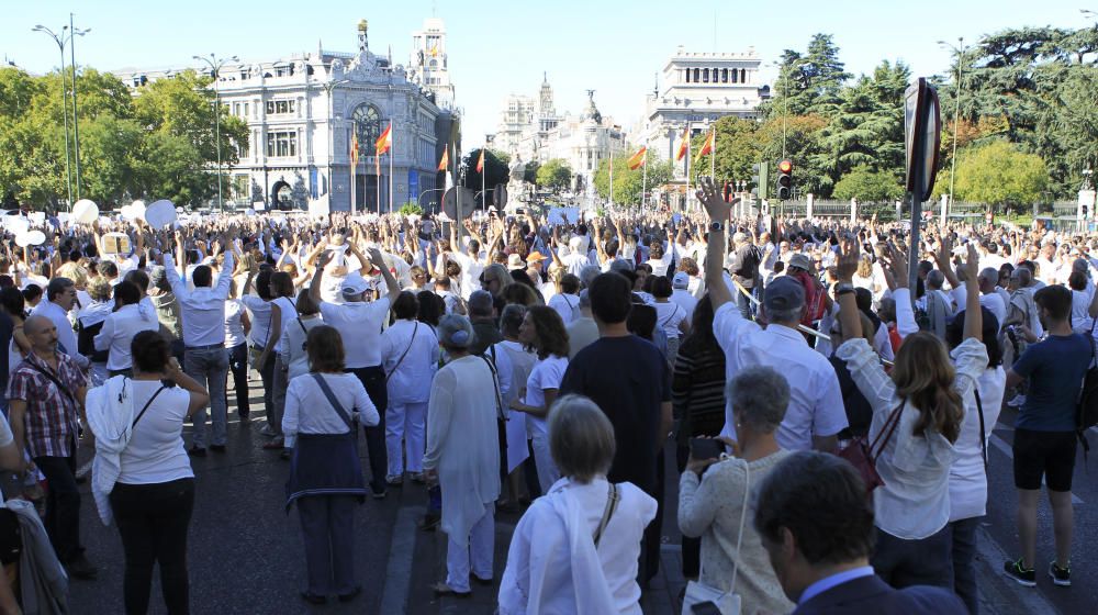 Concentración en Madrid a favor del diálogo