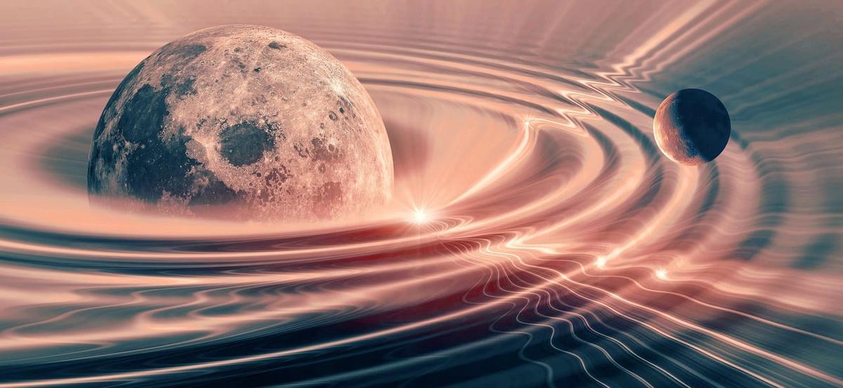 Las ondas gravitatorias propician el surgimiento de la luz.