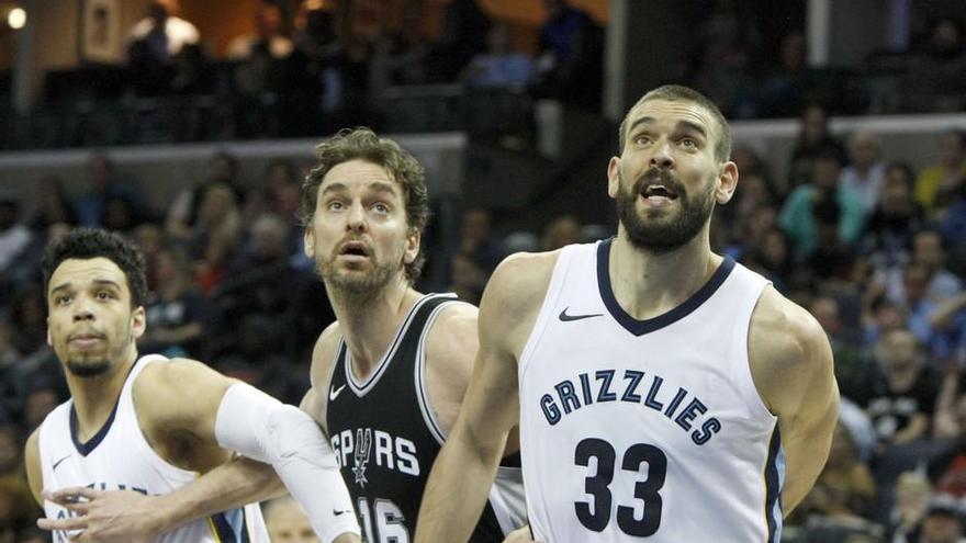 Los Spurs de Pau Gasol endosan a los Grizzlies de Marc su décima derrota consecutiva