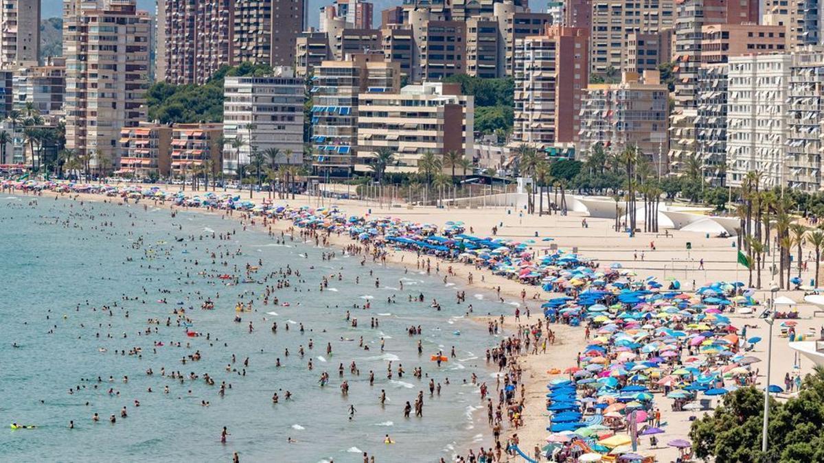 Benidorm, destino estrella de los turistas británicos en España.