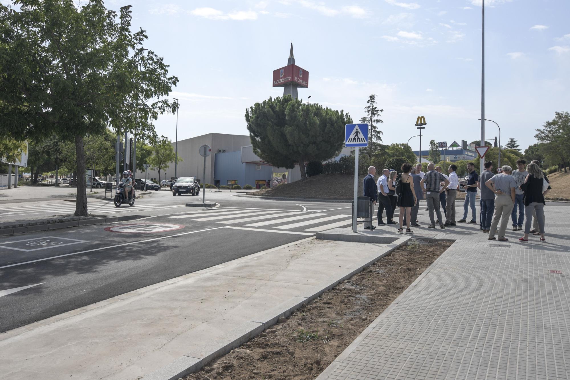 Estrena del darrer tram en obres de l'avinguda dels Països Catalans de Manresa