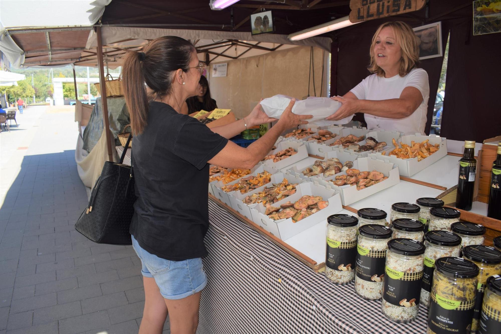 El mercat de Cal Rosal viu el Pont del Pilar amb menys bolets que altres anys, més cars i poques vendes