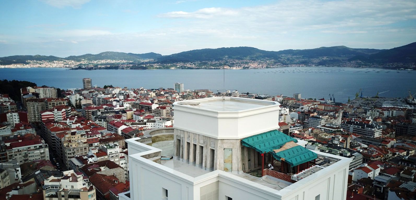 Así se ve Vigo desde la cúpula del Pirulí