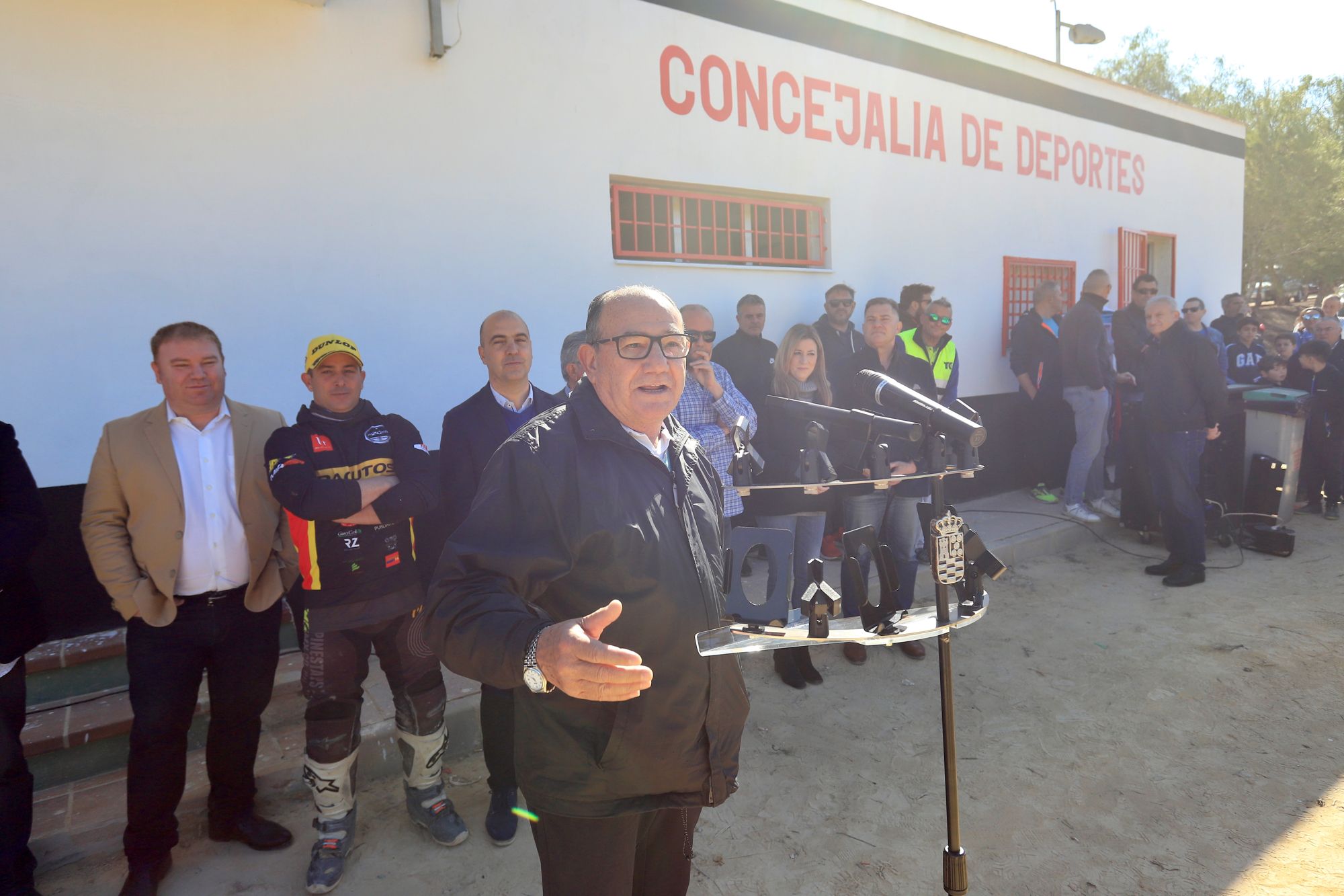 Inauguración del circuito de motos Ribera de Molina