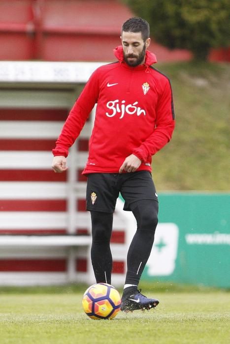 Entrenamiento del Sporting de Gijón