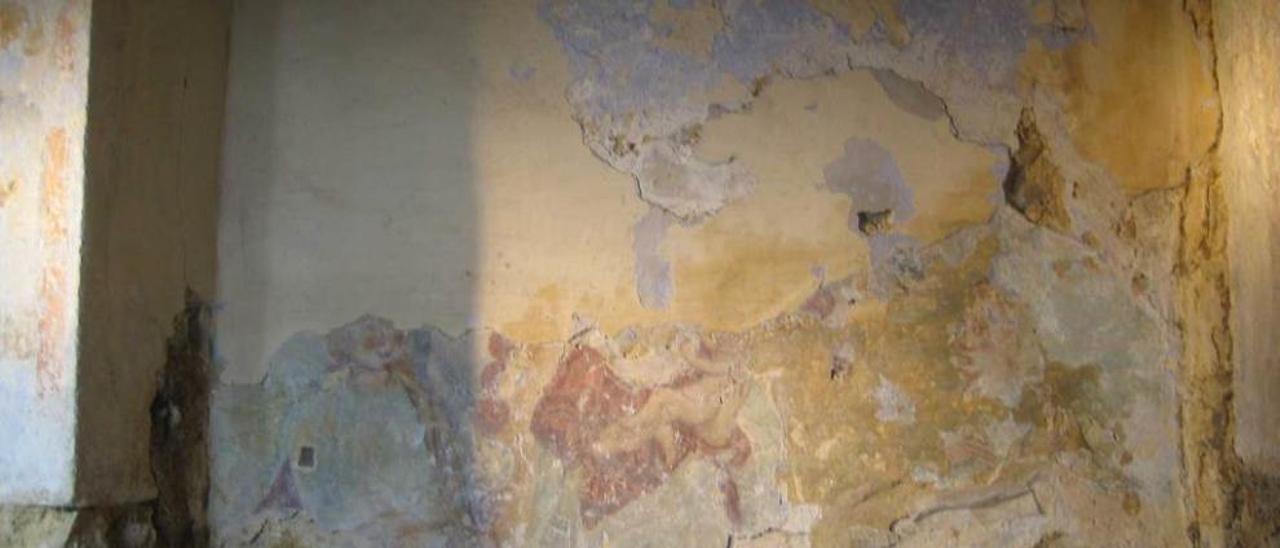 Pinturas del templo de origen renacentista.
