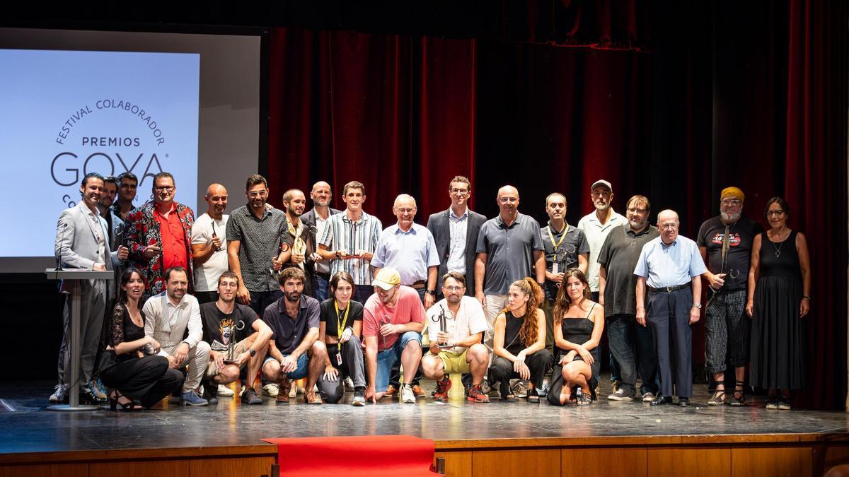 Grup de premiats de la 14a edició del Cerdanya Film Festival