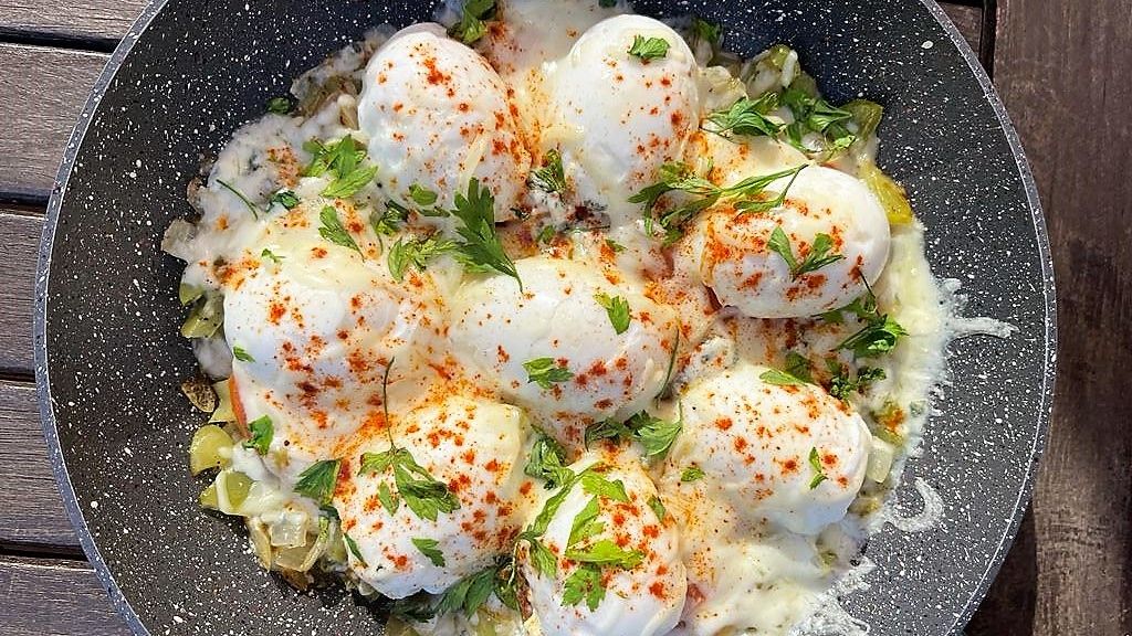 Receta viral de huevos turcos