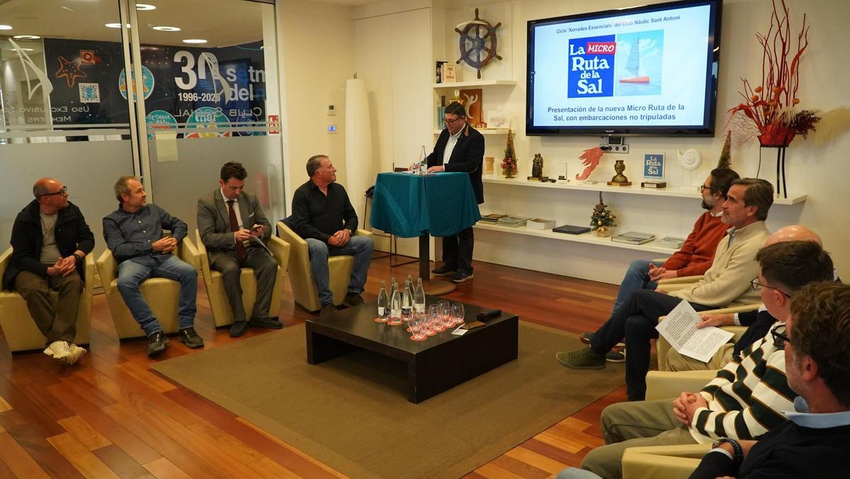 El Club Nàutic de Sant Antoni presenta la Micro Ruta de la Sal