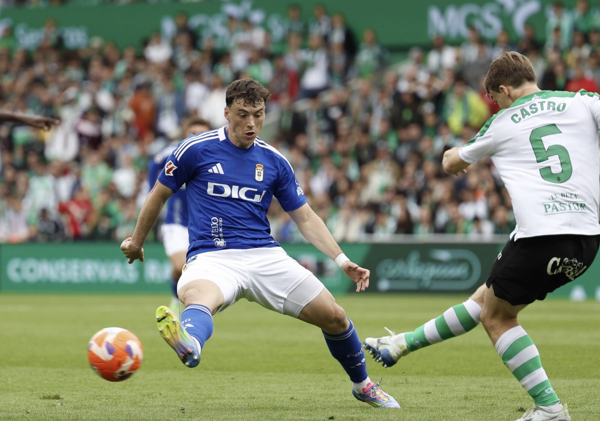 Así fue el partido entre el Real Oviedo y el Racing de Santander