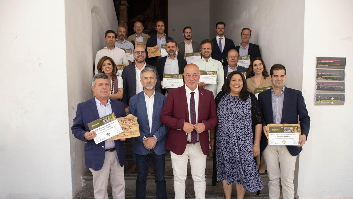 Entrega de premios del concurso a la calidad del aceite de oliva virgen extra de la Diputación de Córdoba