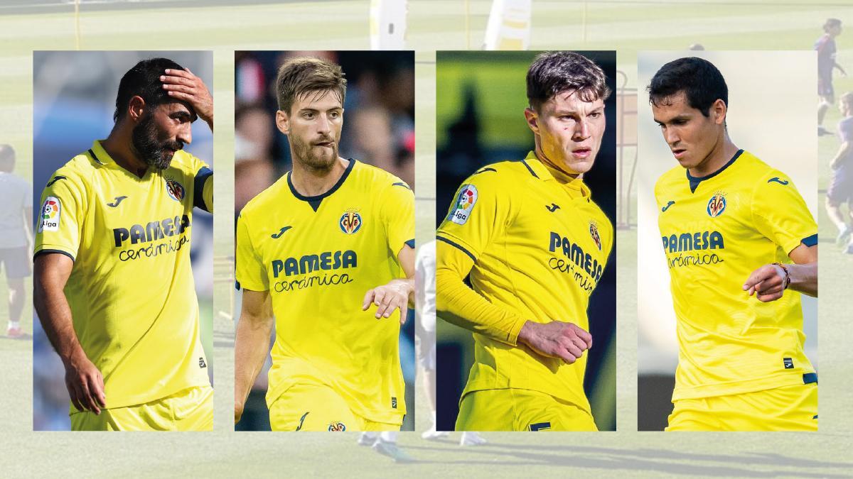 Raúl Albiol, Matteo Gabbia, Jorge Cuenca y Aissa Mandi conforman la zaga del Villarreal.