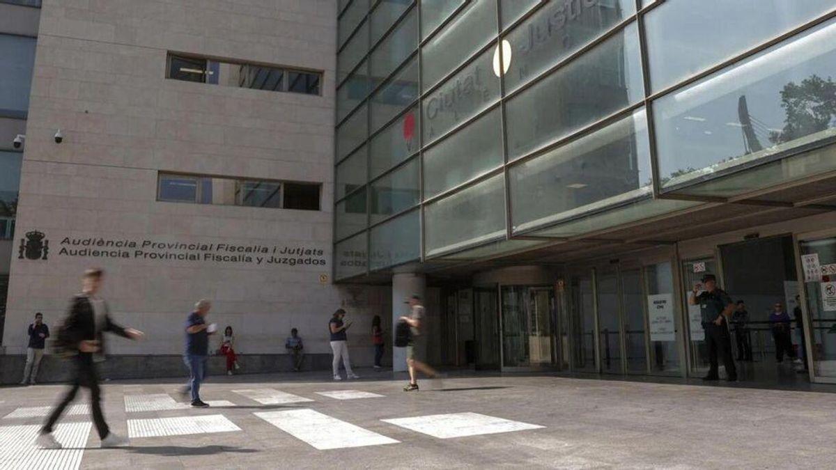 Entrada a la Ciudad de la Justicia de València, sede de la Audiencia Provincial.