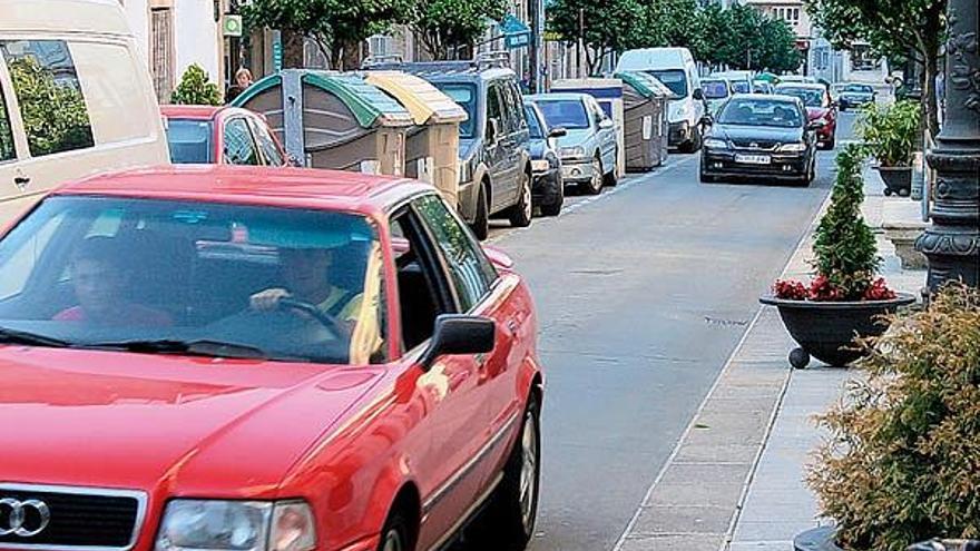 Las calles céntricas soportan una gran densidad de tráfico.