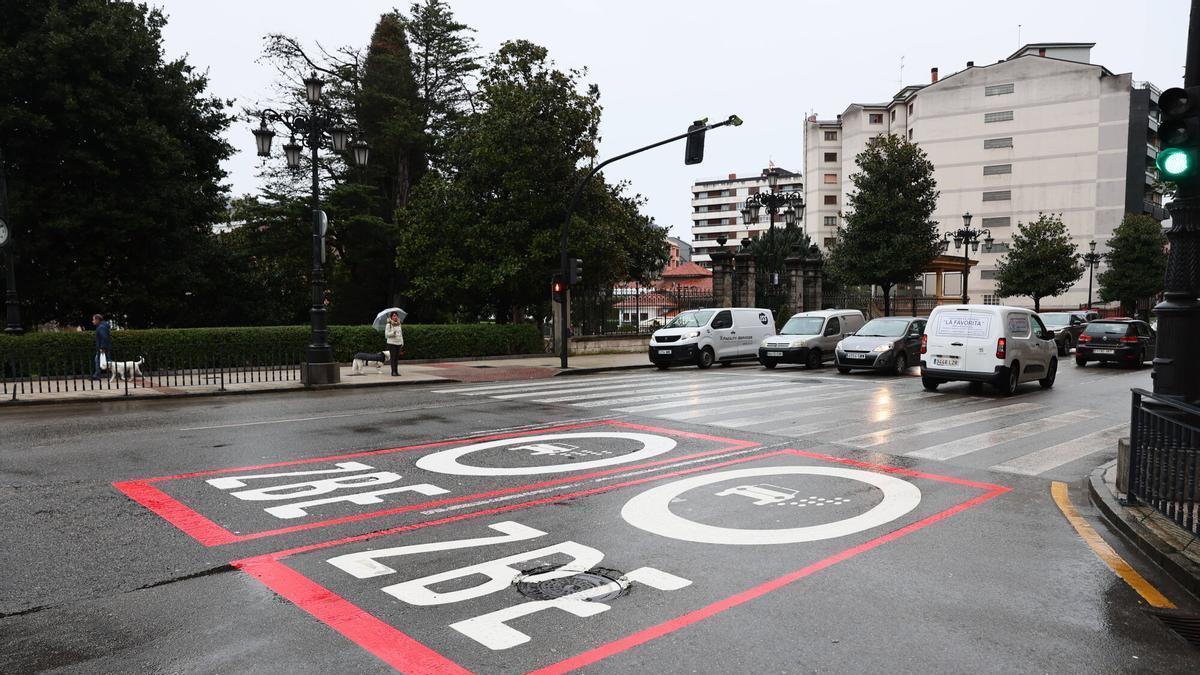 La Zona de Bajas Emisiones de Oviedo.