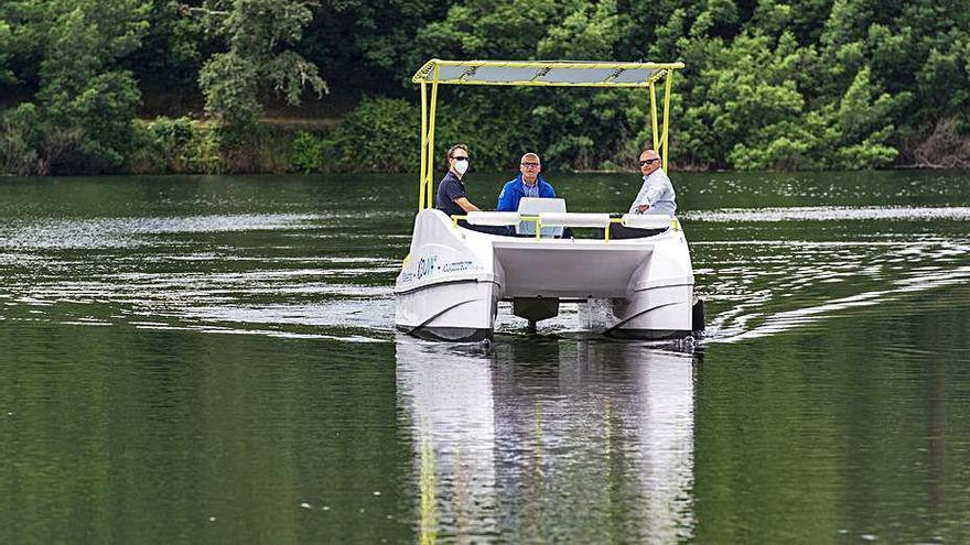 Catamaranes eléctricos para la Ribeira Sacra