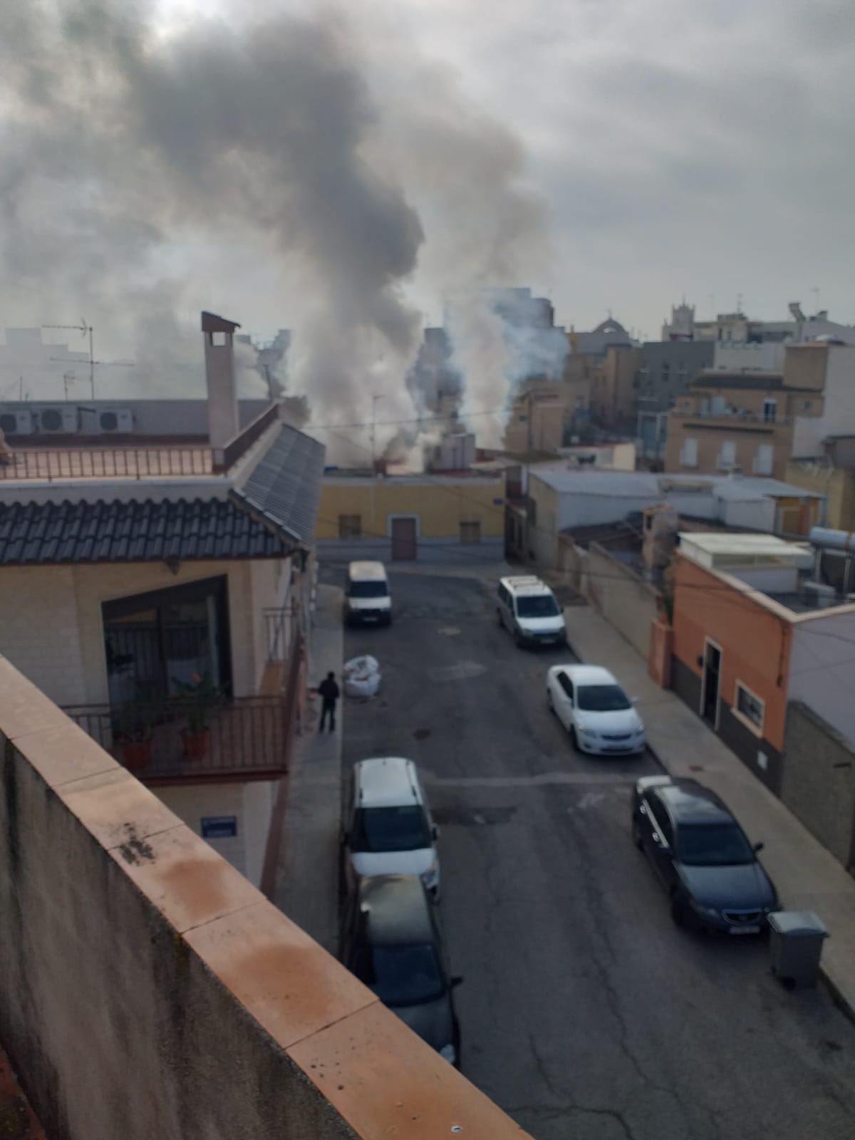 Incendio de una vivienda de Crevillent