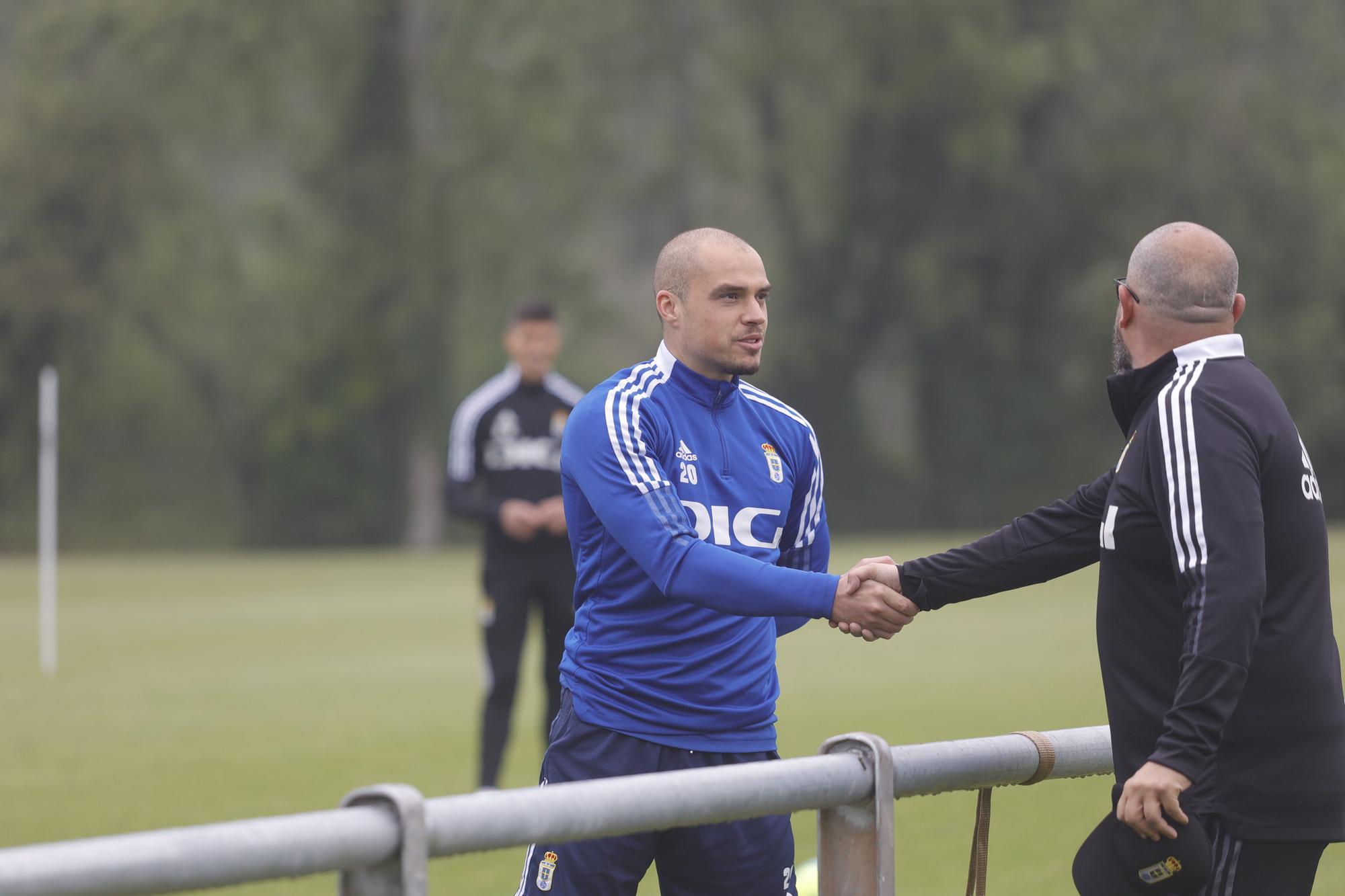 Las imágenes del entrenamiento del Oviedo