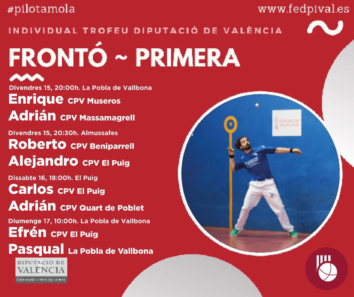 Cartell Frontó Individual J6