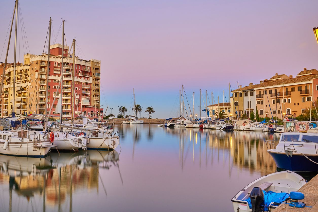 Atardecer en Port Saplaya