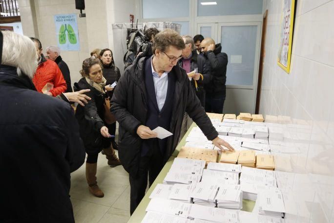 Las imágenes de la jornada electoral del 10N en Galicia. // Fotógrafos Faro de Vigo