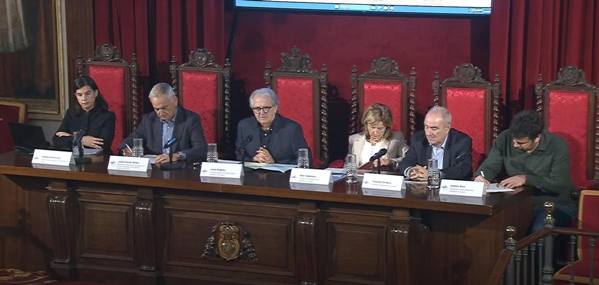 Una de las mesas de la jornada Lecciones aprendidas tras la dana de València