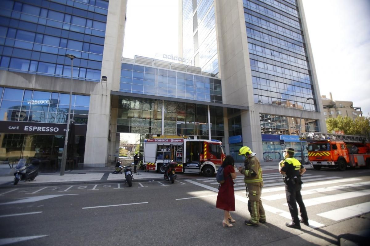 Incendio en el WTC de Zaragoza