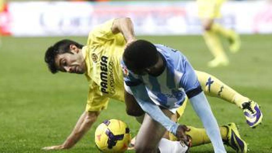 El Villarreal pierde dos puntos ante el Málaga en los segundos finales (1-1)