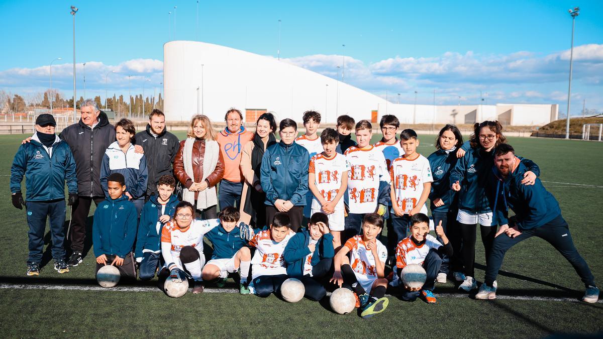 Primer entrenamiento del curso de la Escuela de Deporte Inclusivo de Zamora.