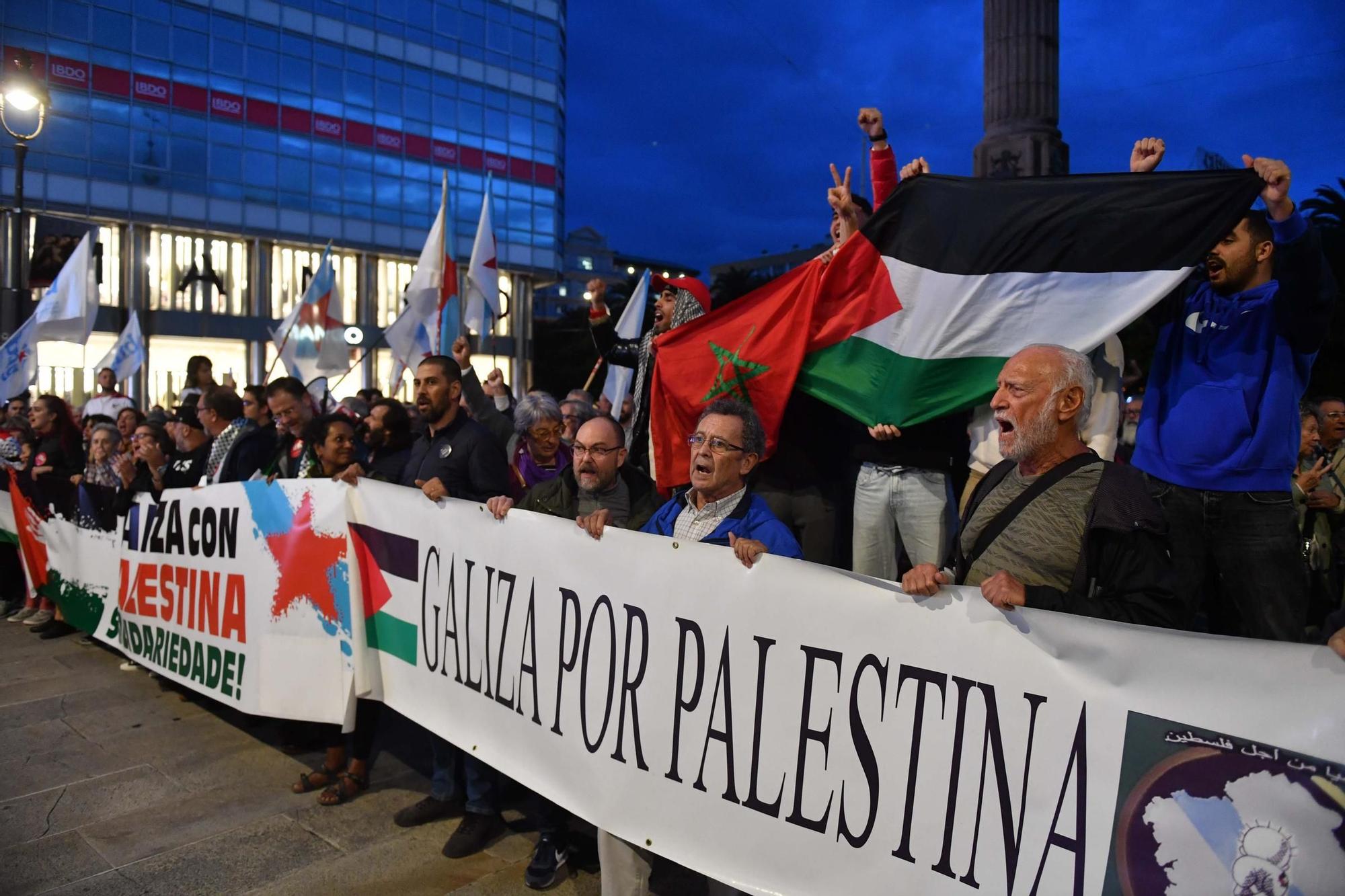 Galicia sale a la calle por Palestina