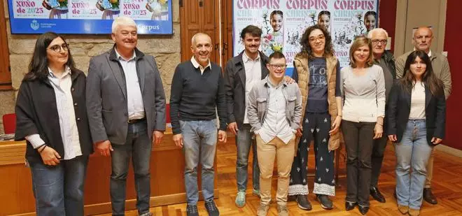 El ciclista ponteareano con síndrome de Down Borja Gómez, pregonero de Corpus