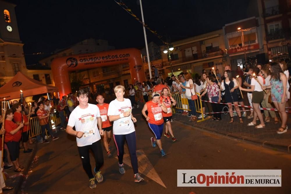 Carrera popular nocturna en Alquerías.