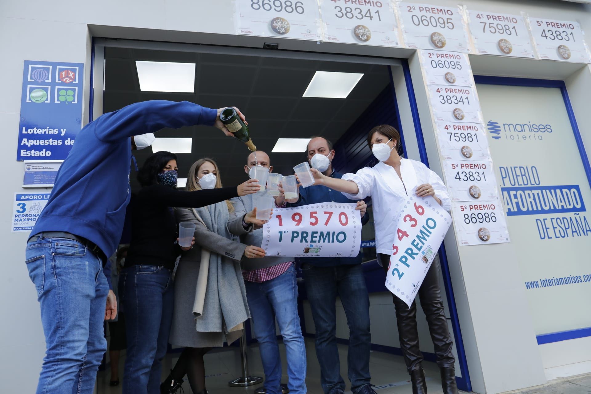 El primer premio de la Lotería del Niño reparte 4 millones en la Comunitat Valenciana