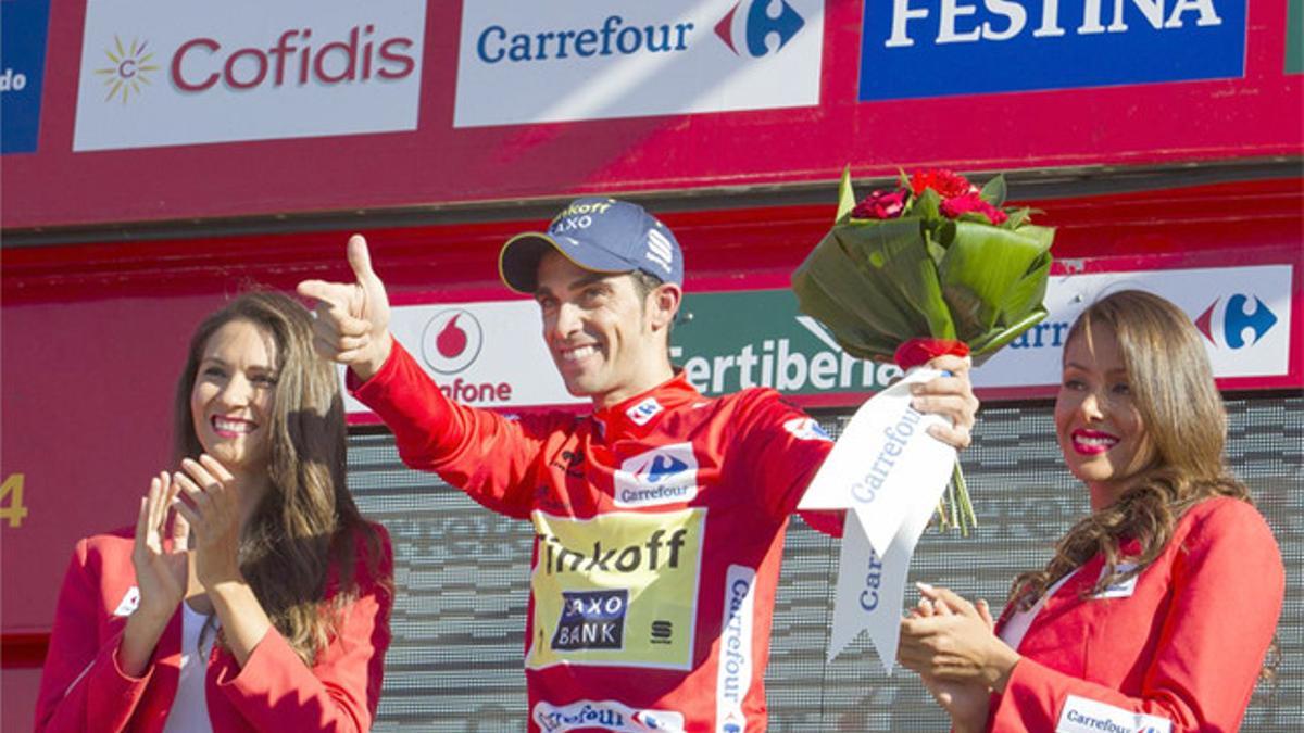 Contador toma el mando en la Vuelta