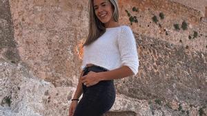 La joven Marta Pérez, en una imagen tomada en Cardona