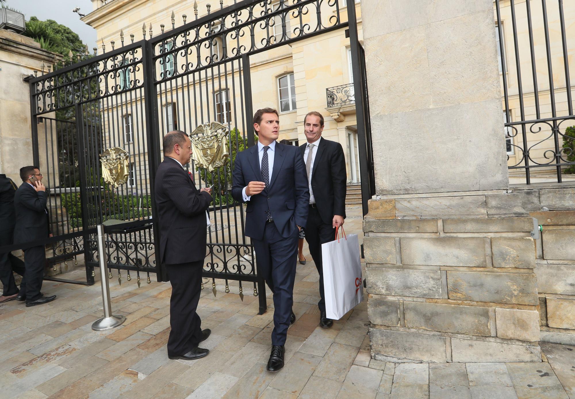 Daniel Bardavío, junto a Albert Rivera, en una imagen de archivo.