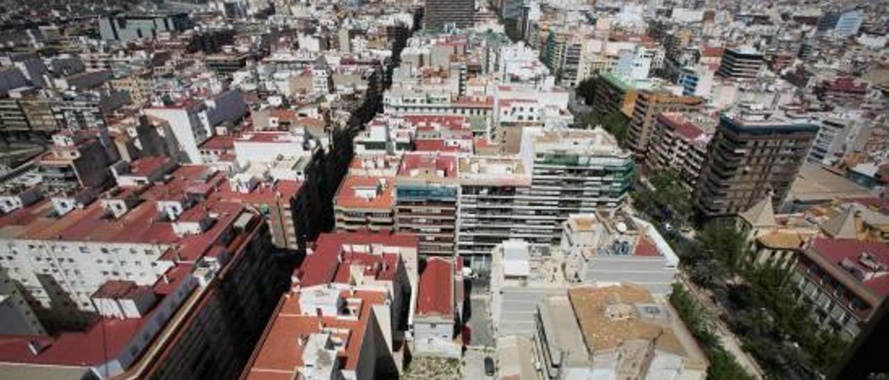 Vista aérea de Alicante, en imagen de archivo.