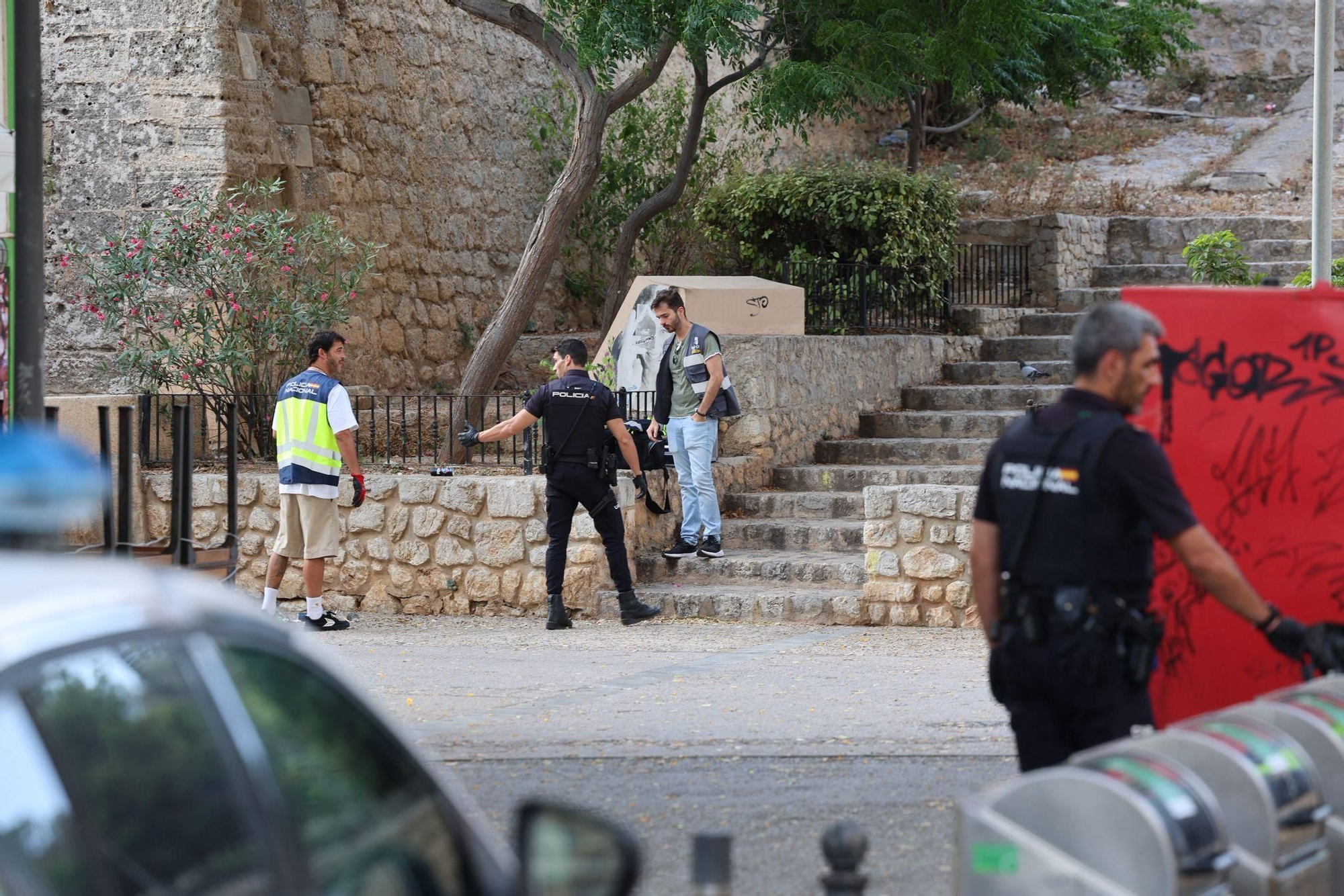 Investigan la aparición de un cadáver en el centro de Ibiza