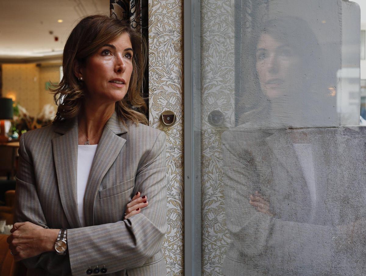 Mónica Bragado, hasta ahora presidenta del Consejo Social de la UPV en el lugar de la entrevista