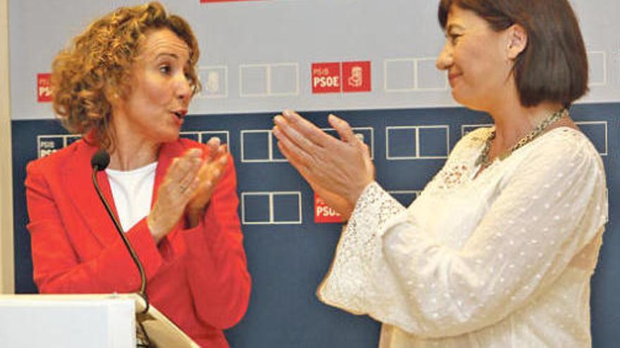 Aina Calvo (l.) und Francina Armengol
