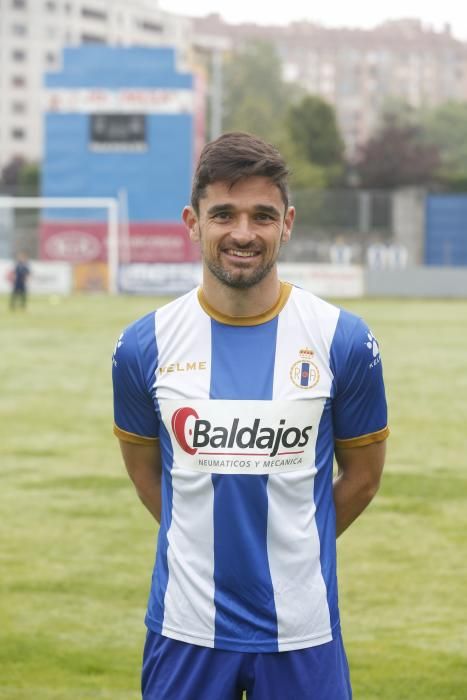 Presentación de la plantilla del Avilés