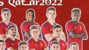 El curioso detalle de la foto de la selección española para Qatar 2022 del que no te habrás dado cuenta