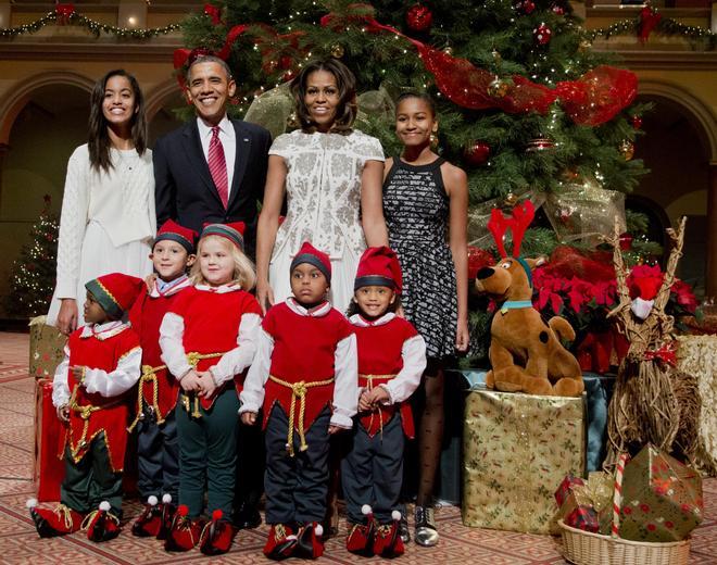 La familia Obama en el 2013