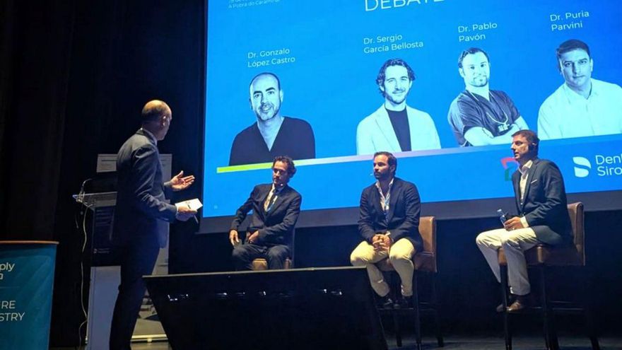 Gonzalo López (i), Sergio García, Pablo Pavón y Puria Parvini.
