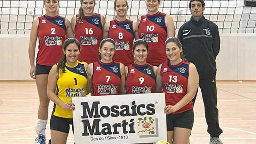 El sènior femení A del Vòlei 6 Manresa va perdre amb el Sant Just (2-3)