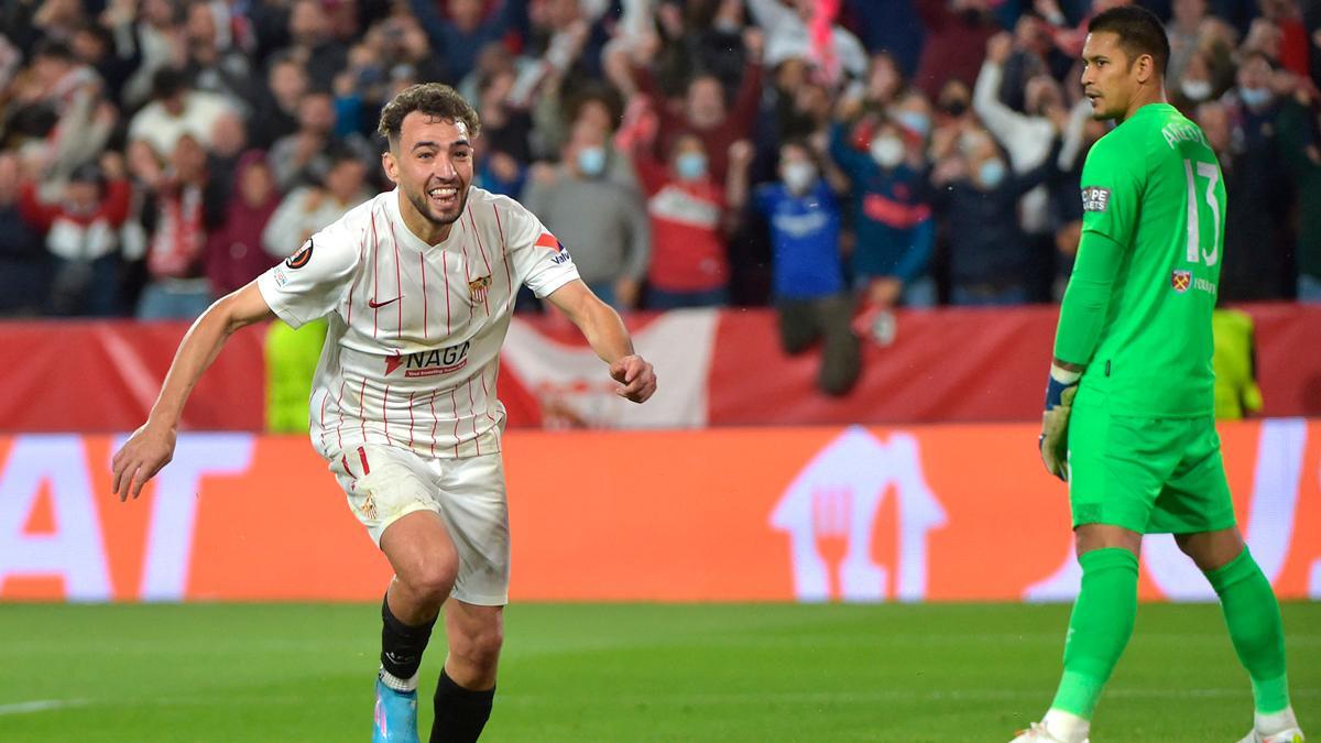 Sevilla - West Ham: Munir puso el gol de la victoria ante el conjunto inglés