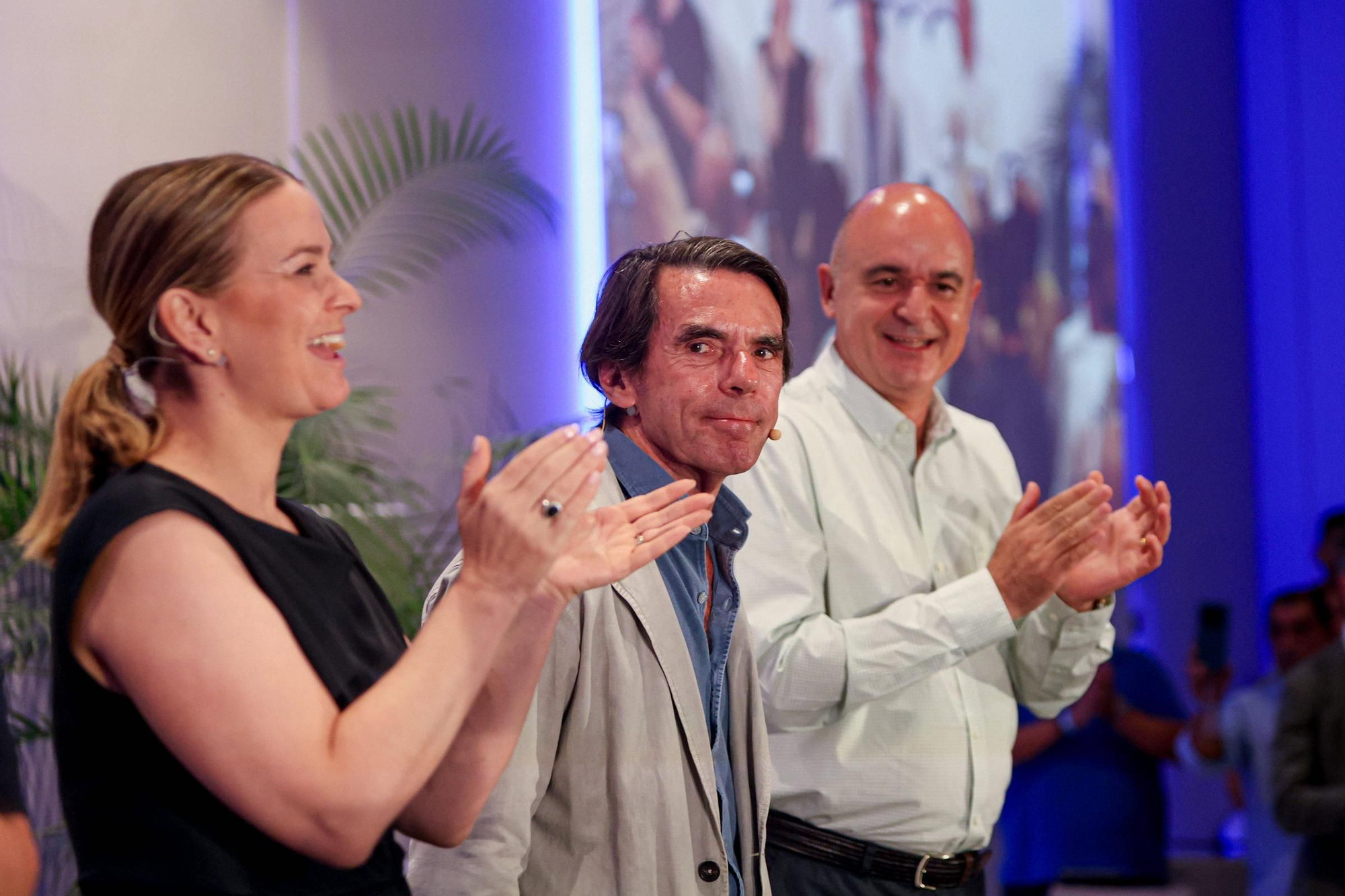 Aquí están las imágenes de José María Aznar en la Conferencia Política del PP de Ibiza