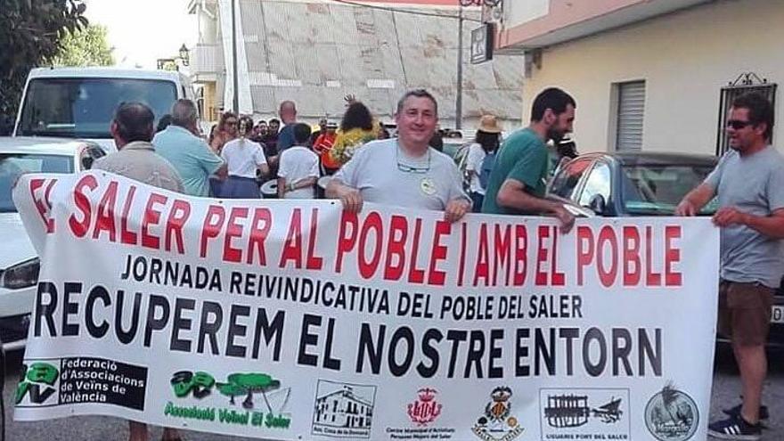 Un momento de la jornada reivindicativa en El Saler