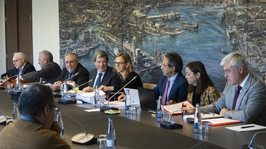 Reunión del consejo de administración de Valenciaport del pasado mes de noviembre de 2019.
